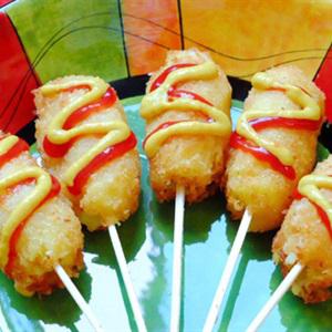 Cách làm khoai tây bọc xúc xích