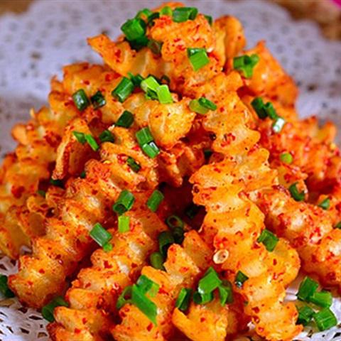 Cách làm khoai tây chiên cay