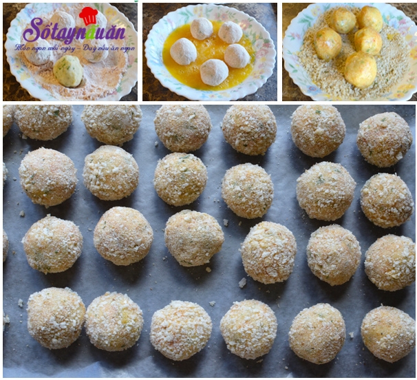 Khoai tây chiên viên cá ngừ thơm ngon cho bữa tối