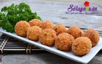 Khoai tây chiên viên cá ngừ thơm ngon cho bữa tối