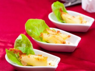 Khoai tây cuốn tôm phô mai chiên