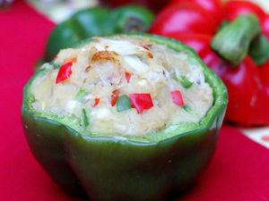 Khoai tây nghiền bọc thịt cua bỏ lò