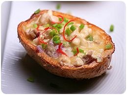 Khoai tây nhân thịt gà