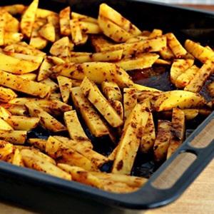 Cách làm khoai tây nướng cay