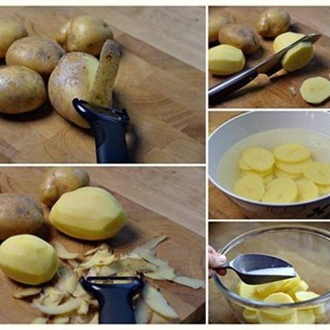 Cách làm khoai tây nướng mật ong xốt chanh