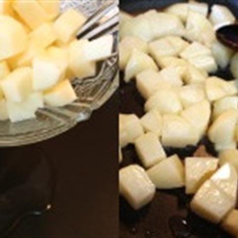 Cách làm khoai tây sốt nước tương
