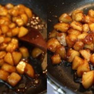 Cách làm khoai tây sốt nước tương