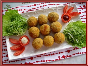 Khoai tây trộn thịt nhân phô-mai