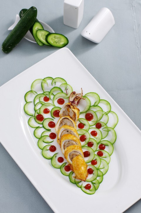 Khoai tây viên hải sản xốt chua ngọt (Đêm trăng)