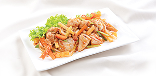 Khoai tây xào kim chi