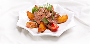 Khoai tây xào thịt bò
