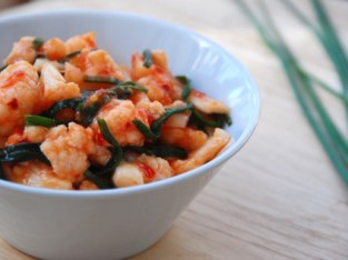 Kim chi bông cải trắng