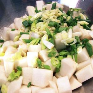 Cách làm kim chi củ cải trắng muối