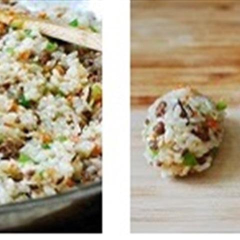 Cách làm kim chi cuộn cơm