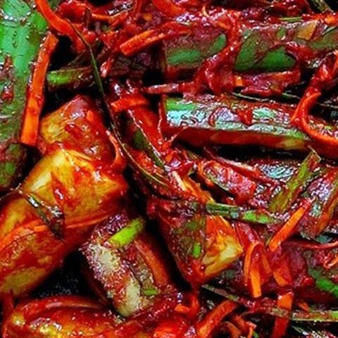 Cách làm kim chi dưa leo muối