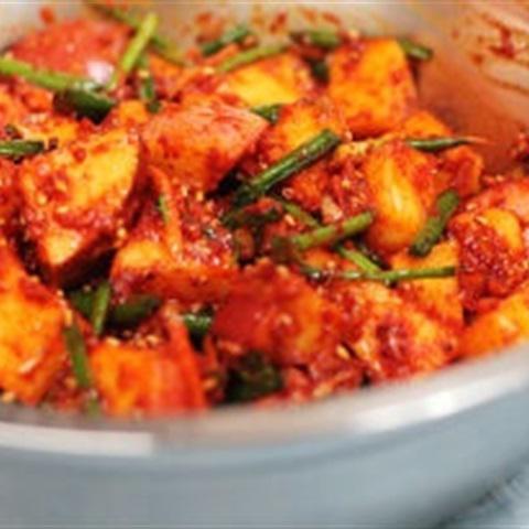 Cách làm kim chi táo