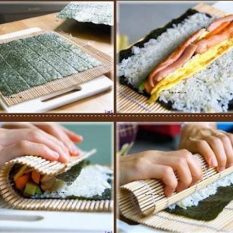 Cách làm kimbap Hàn Quốc