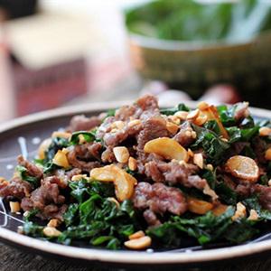 Cách làm lá lốt xào thịt bò