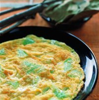 Lạ miệng: Mướp đắng rán trứng