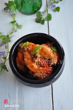 Lạ miệng với món tôm xốt cam