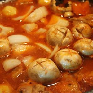 Cách làm lagu gà nấm