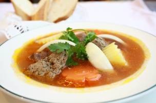 Lagu pa-tê nấu rau củ