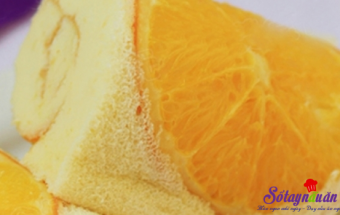 Làm bánh bông lan cam tươi