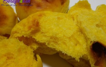 Làm bánh khoai lang nướng, món ngon ngày lạnh