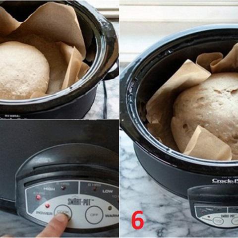 Cách làm bánh mì bằng nồi lẩu điện