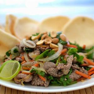 Cách làm bò tái chanh