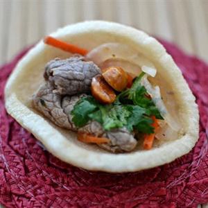 Cách làm bò tái chanh