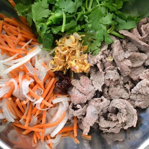 Cách làm bò tái chanh
