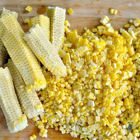 Cách làm làm kem bắp tại nhà