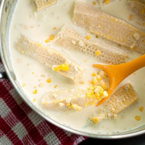 Cách làm làm kem bắp tại nhà