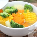 Làm món canh rau củ chay ngon, đẹp mắt