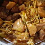 Làm món mít non kho thịt heo