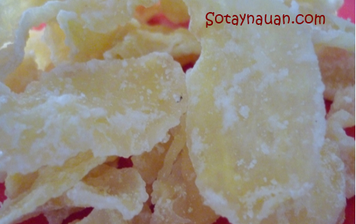 Làm mứt gừng đón Tết nào