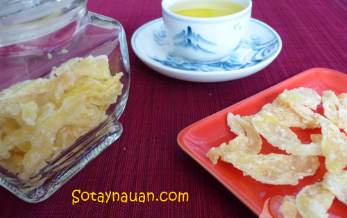 Làm mứt gừng đón Tết nào