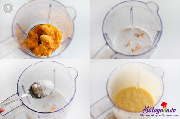 Làm sinh tố xoài tuyệt ngon chiêu đãi cả nhà