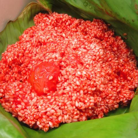 Cách làm xôi gấc