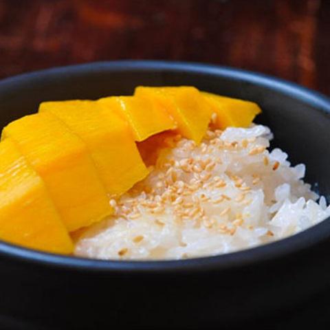 Cách làm xôi xoài Thái Lan