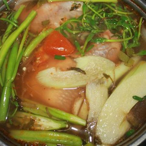 Cách làm lẩu cá điêu hồng