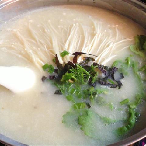 Cách nấu lẩu cháo cá quả