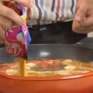 Cách làm lẩu chem chép tía tô