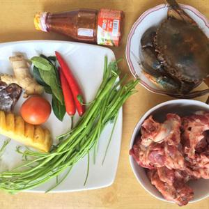 Cách nấu lẩu cua chua cay