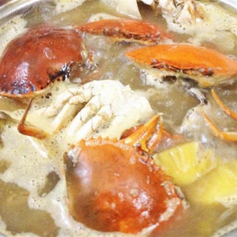 Cách nấu lẩu cua nấu mẻ