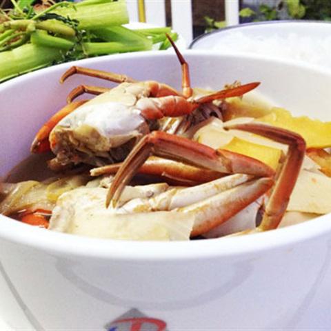 Cách nấu lẩu cua nấu mẻ