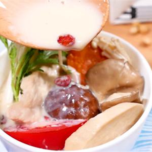 Cách làm lẩu gà sữa đậu nành