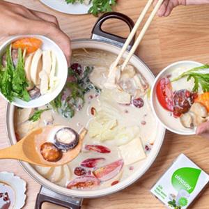 Cách làm lẩu gà sữa đậu nành