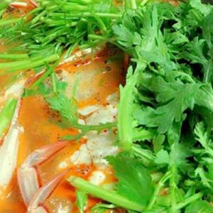 Cách làm lẩu ghẹ nấu chua cay